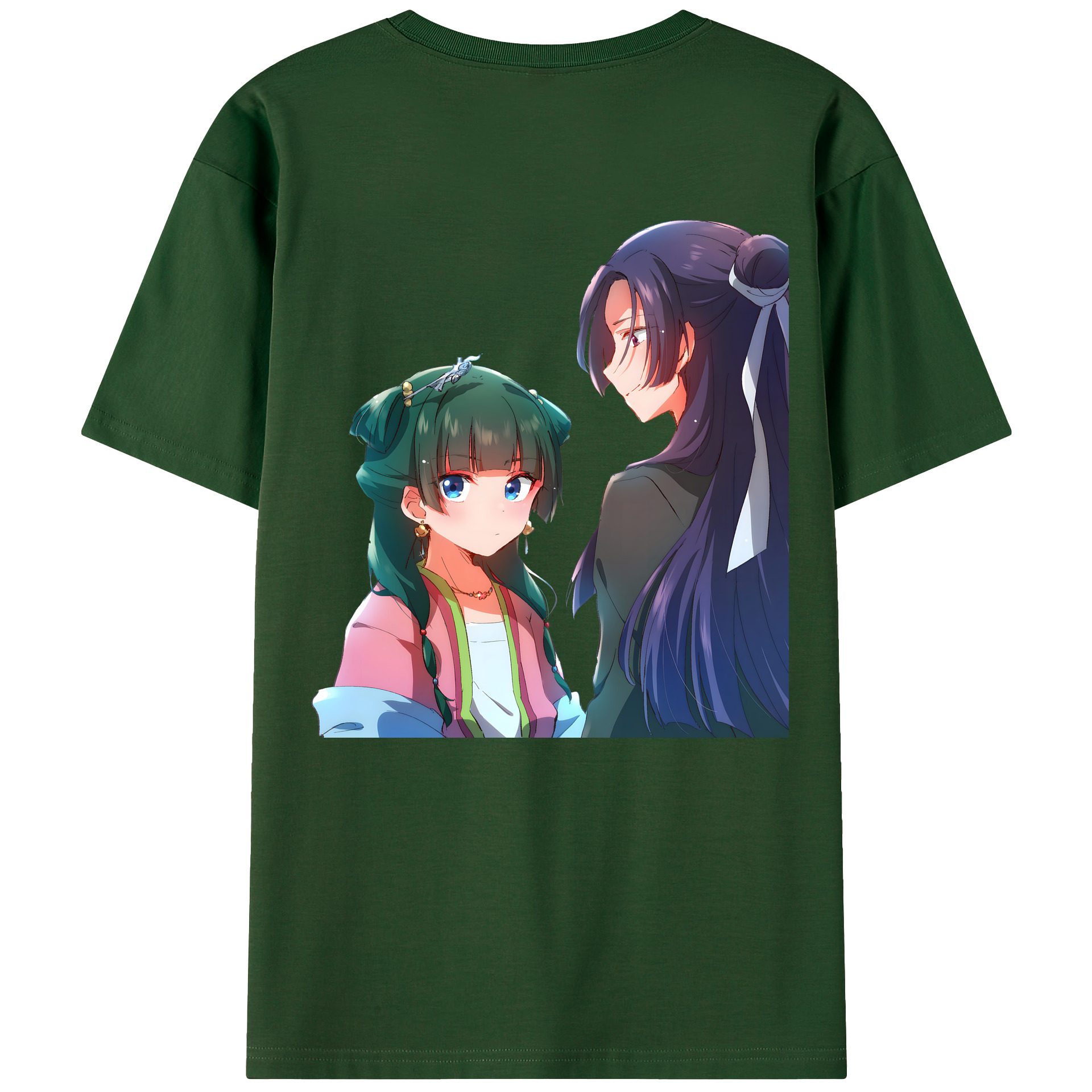 （画像用） 薬屋のひとりごと The Apothecary Diaries 綿100％半袖Tシャツ（背面プリント）